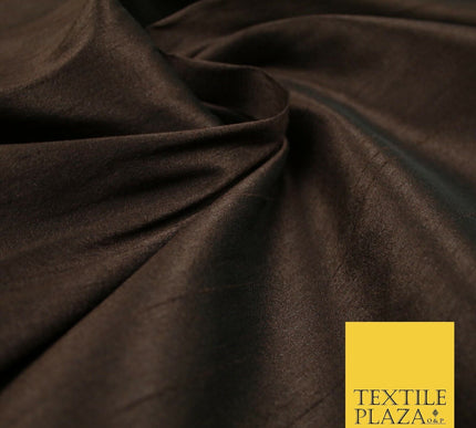 Plain Dyed Faux Dupion Raw Silk Matte Shantung 100% Polyester Fabric Material58"
