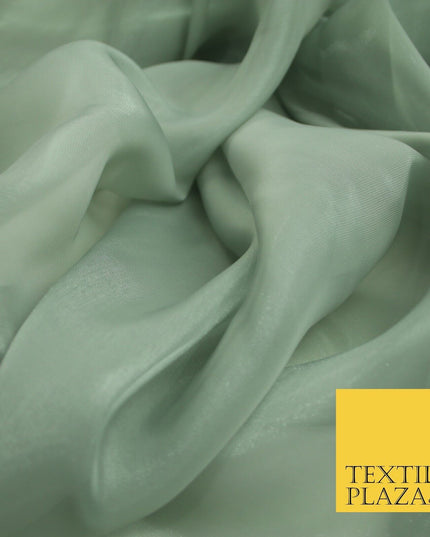 22 COLOURS - Soft Crystal Organza Shimmer Sheer Voile Draping Veil Dress Fabric