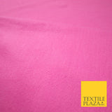 5 COLOURS - Plain Sweatshirt Stretch Fabric Knit Dress Top Material Brushed Back