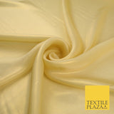 36 COLOURS - Fine Silky Metallic Foil Shimmer Satin Georgette Dress Fabric Drape