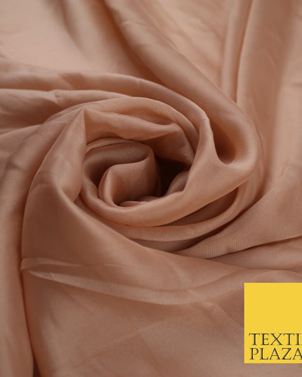 4 COLOURS Semi-Sheer Chiffon Georgette Fabric Bridal Dress Craft 47" Wide