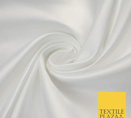 Plain Smooth Matt Duchess Satin Fabric Material Bridal Wedding Dress 58"