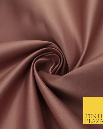 46 COLOURS Premium Plain Smooth Heavy Matt Duchess Bridal Satin Fabric Dress 60"