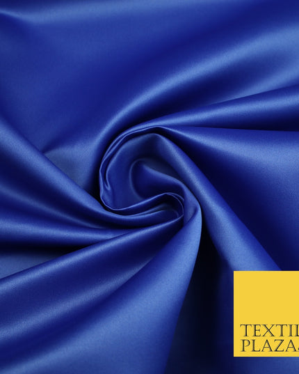 46 COLOURS Premium Plain Smooth Heavy Matt Duchess Bridal Satin Fabric Dress 60"