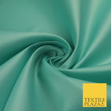 46 COLOURS Premium Plain Smooth Heavy Matt Duchess Bridal Satin Fabric Dress 60"