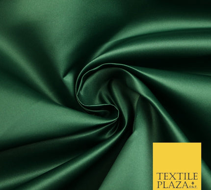 46 COLOURS Premium Plain Smooth Heavy Matt Duchess Bridal Satin Fabric Dress 60"