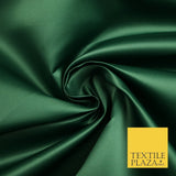 46 COLOURS Premium Plain Smooth Heavy Matt Duchess Bridal Satin Fabric Dress 60"