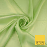 36 COLOURS - Fine Silky Metallic Foil Shimmer Satin Georgette Dress Fabric Drape
