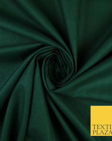 30 COLOURS - Plain Smooth Cotton Square Soft Fabric Dress Material Decor 56"