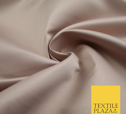 46 COLOURS Premium Plain Smooth Heavy Matt Duchess Bridal Satin Fabric Dress 60"
