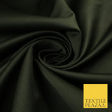 46 COLOURS Premium Plain Smooth Heavy Matt Duchess Bridal Satin Fabric Dress 60"