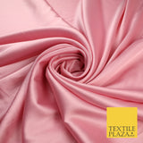 OVER 30 COLOURS Fine Silky Smooth Liquid Sateen Satin Dress Fabric Drape Lining