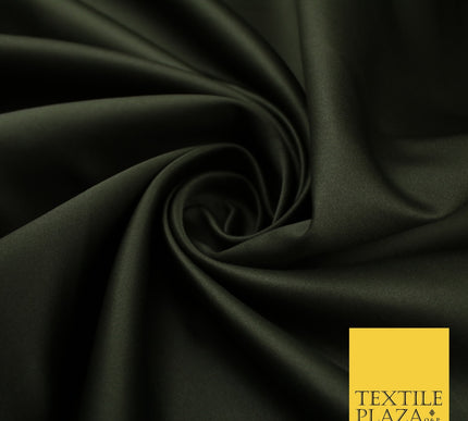 46 COLOURS Premium Plain Smooth Heavy Matt Duchess Bridal Satin Fabric Dress 60"
