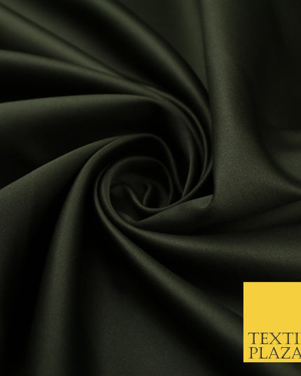 46 COLOURS Premium Plain Smooth Heavy Matt Duchess Bridal Satin Fabric Dress 60"