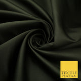 46 COLOURS Premium Plain Smooth Heavy Matt Duchess Bridal Satin Fabric Dress 60"