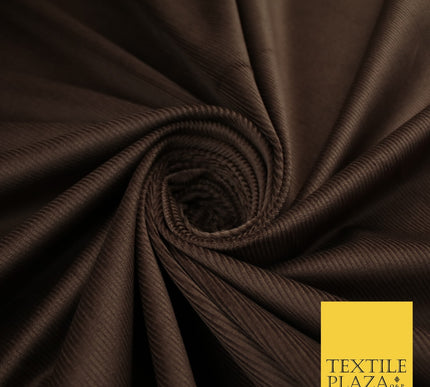 Chocolate Brown 14 Wale Needlecord Corduroy Fabric Dress Upholstery 56" 10419