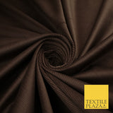 Chocolate Brown 14 Wale Needlecord Corduroy Fabric Dress Upholstery 56" 10419