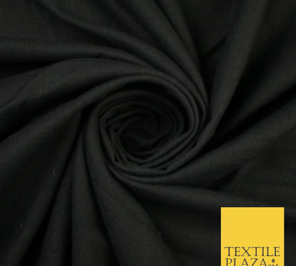 OVER 20 COLOURS - Plain Soft LINEN LOOK 100% Polyester Fabric Dress Craft 54"