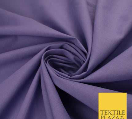 30 COLOURS - Plain Smooth Cotton Square Soft Fabric Dress Material Decor 56"