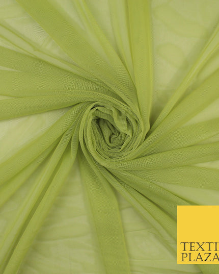 12 COLOURS Soft Power Mesh 4 Way Stretch Net Dress Dance Lingerie Fabric 58"