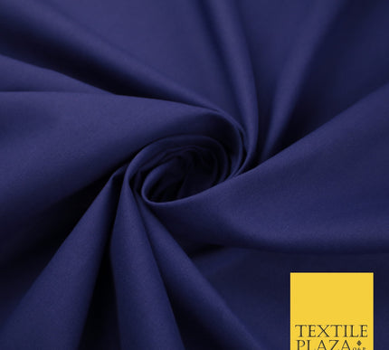 30 COLOURS - Plain Smooth Cotton Square Soft Fabric Dress Material Decor 56"