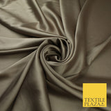 OVER 30 COLOURS Fine Silky Smooth Liquid Sateen Satin Dress Fabric Drape Lining