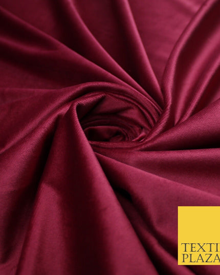 17 COLOURS - LUXURY Plush Plain Stretch Velvet Velour Fabric Material Craft 59"