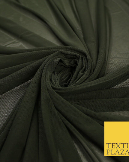 12 COLOURS Soft Power Mesh 4 Way Stretch Net Dress Dance Lingerie Fabric 58"