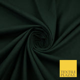 OVER 20 COLOURS - Plain Soft LINEN LOOK 100% Polyester Fabric Dress Craft 54"