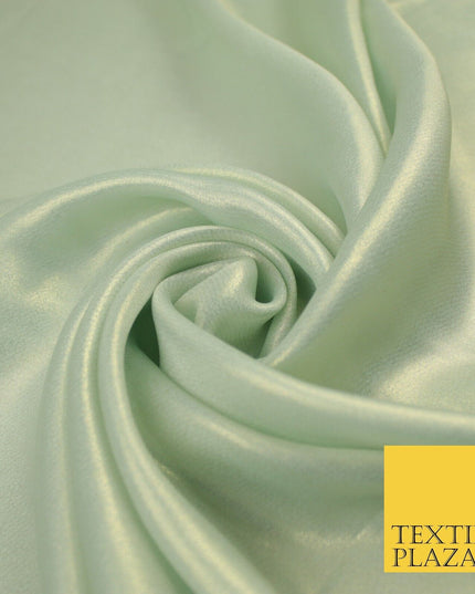 36 COLOURS - Fine Silky Metallic Foil Shimmer Satin Georgette Dress Fabric Drape