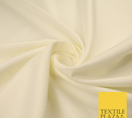 16 COLOURS - Plain Soft Smooth Crisp 100% Polyester Dress Fabric Suiting Craft