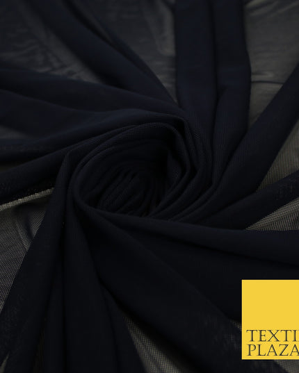 12 COLOURS Soft Power Mesh 4 Way Stretch Net Dress Dance Lingerie Fabric 58"