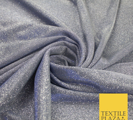 OVER 20 COLOURS - Sparkly Two Tone Glitter Stretch Shimmer Moonlight Fabric 56"