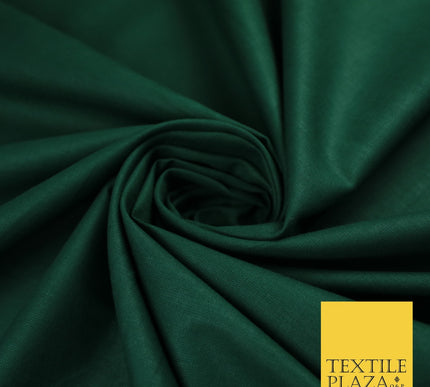 30 COLOURS - Plain Smooth Cotton Square Soft Fabric Dress Material Decor 56"