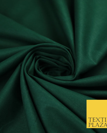 30 COLOURS - Plain Smooth Cotton Square Soft Fabric Dress Material Decor 56"