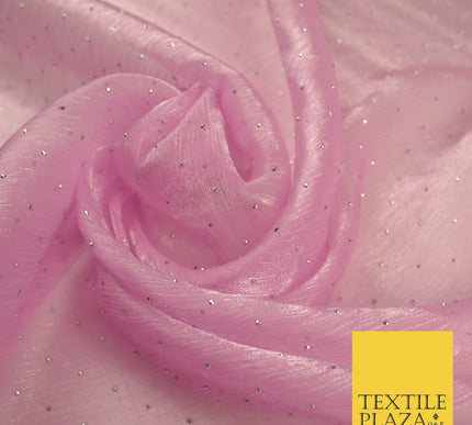 13 COLOURS Premium Dew Drop Crush Organza Bridal Wedding Dance Dress Fabric 57"