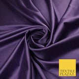 OVER 30 COLOURS Fine Silky Smooth Liquid Sateen Satin Dress Fabric Drape Lining