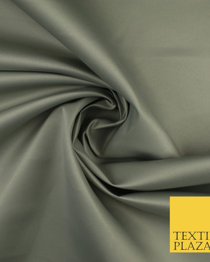 46 COLOURS Premium Plain Smooth Heavy Matt Duchess Bridal Satin Fabric Dress 60"