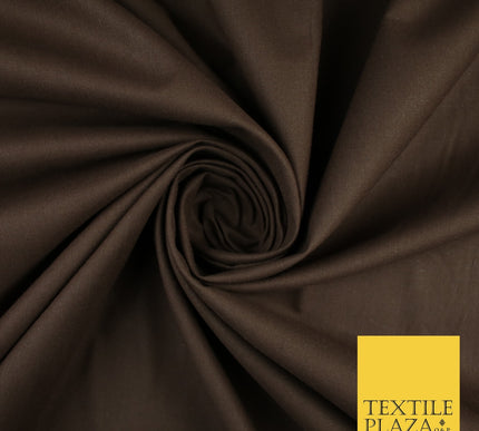 30 COLOURS - Plain Smooth Cotton Square Soft Fabric Dress Material Decor 56"