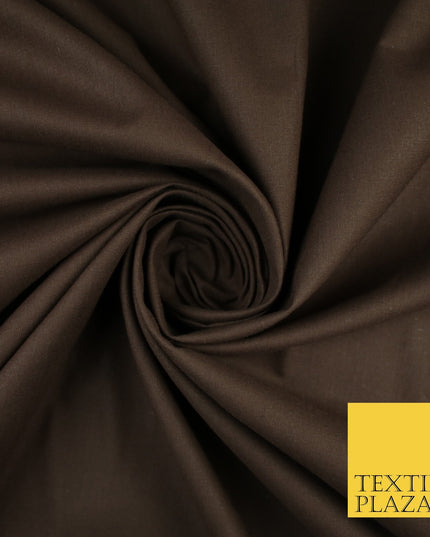 30 COLOURS - Plain Smooth Cotton Square Soft Fabric Dress Material Decor 56"