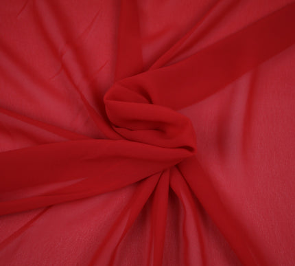 OVER 25 COLOURS Premium Plain Dyed Chiffon Fine Soft Georgette Dress Sari Fabric