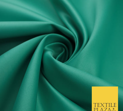 46 COLOURS Premium Plain Smooth Heavy Matt Duchess Bridal Satin Fabric Dress 60"