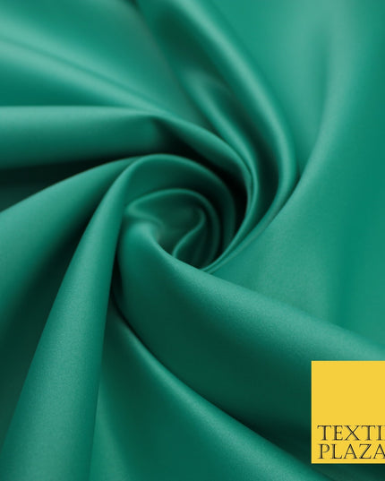 46 COLOURS Premium Plain Smooth Heavy Matt Duchess Bridal Satin Fabric Dress 60"