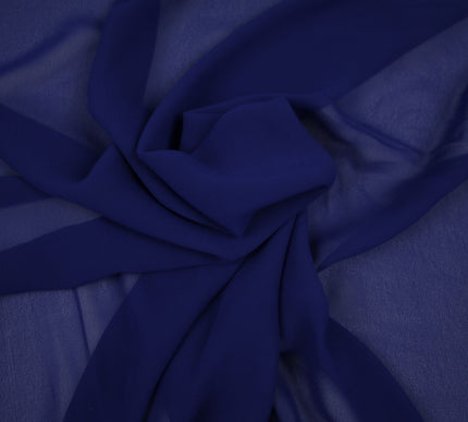 OVER 25 COLOURS Premium Plain Dyed Chiffon Fine Soft Georgette Dress Sari Fabric