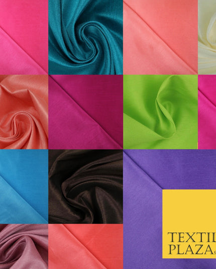 Plain Dyed Faux Dupion Raw Silk Matte Shantung 100% Polyester Fabric Material58"