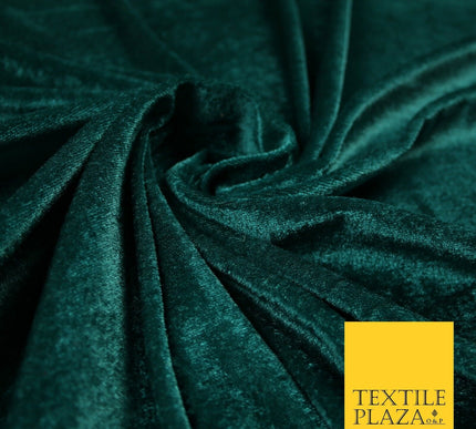 OVER 25 COLOURS Soft Plain Stretch Velvet Velour Fabric Material Dress Craft 58"