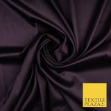 OVER 30 COLOURS Fine Silky Smooth Liquid Sateen Satin Dress Fabric Drape Lining