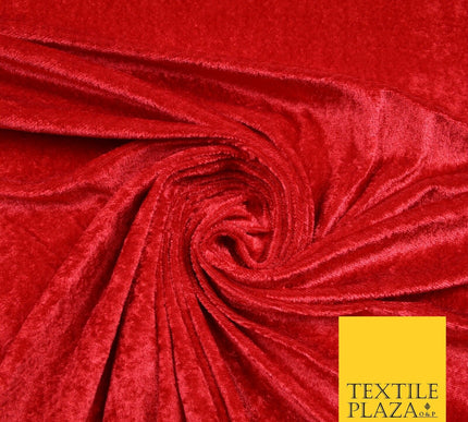 OVER 25 COLOURS Soft Plain Stretch Velvet Velour Fabric Material Dress Craft 58"