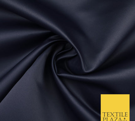 46 COLOURS Premium Plain Smooth Heavy Matt Duchess Bridal Satin Fabric Dress 60"