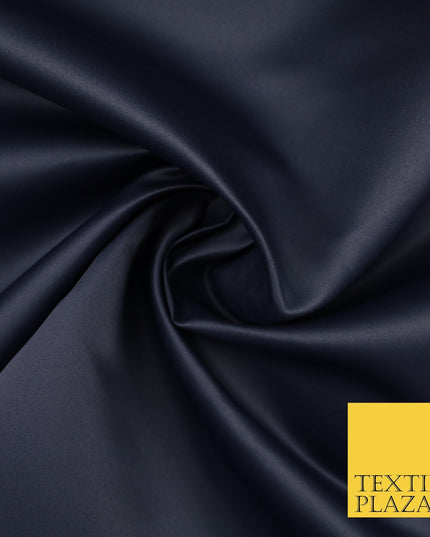46 COLOURS Premium Plain Smooth Heavy Matt Duchess Bridal Satin Fabric Dress 60"